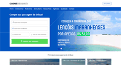 Desktop Screenshot of cisnebrancoturismo.com.br